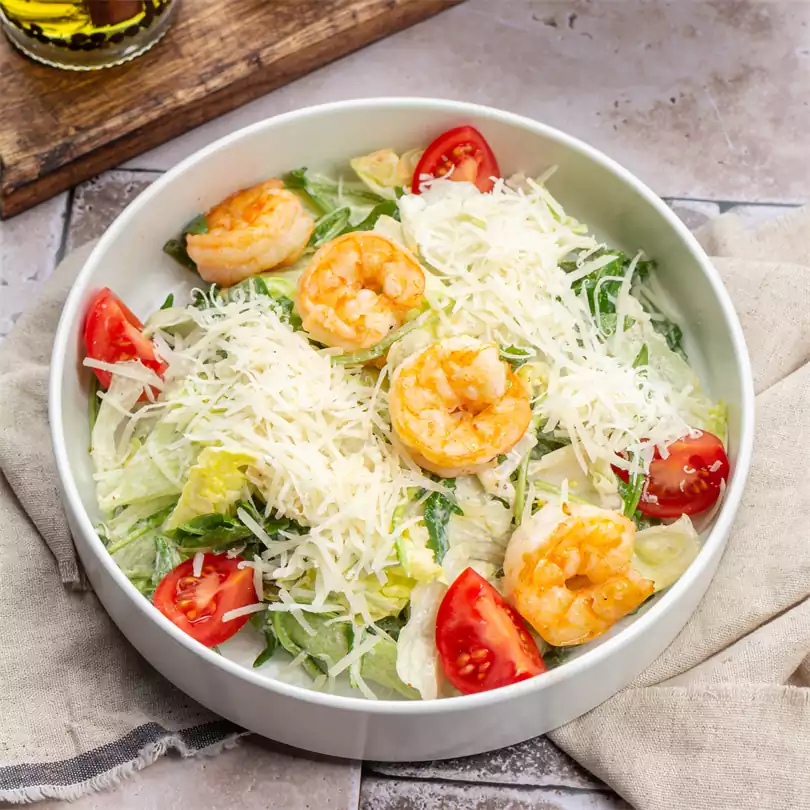 Ծովախեցգետնով աղցան