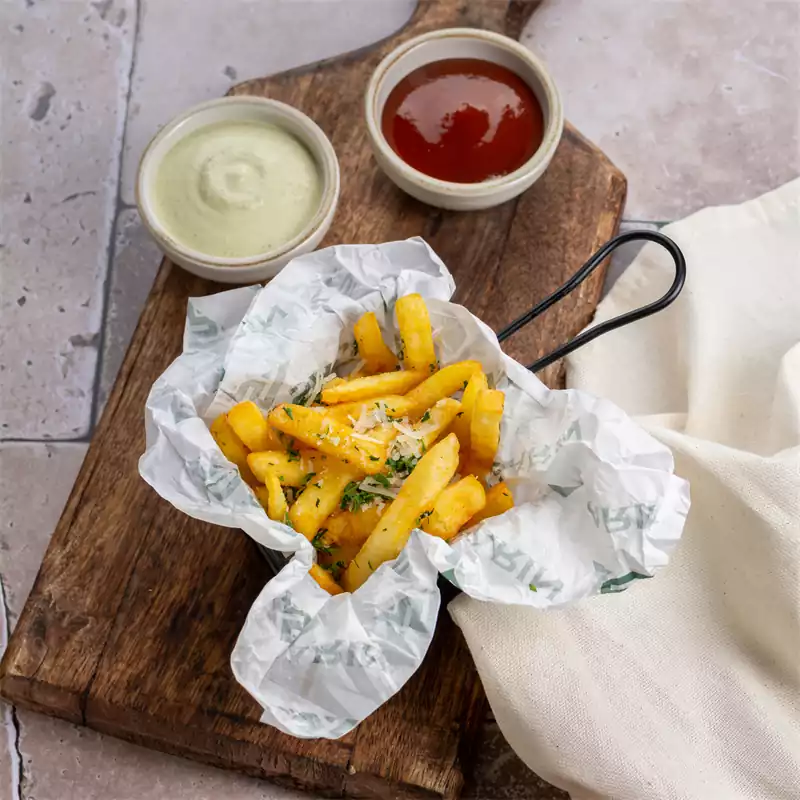 Ֆրենչ ֆրայզ տրյուֆելով, պարﬔզանով