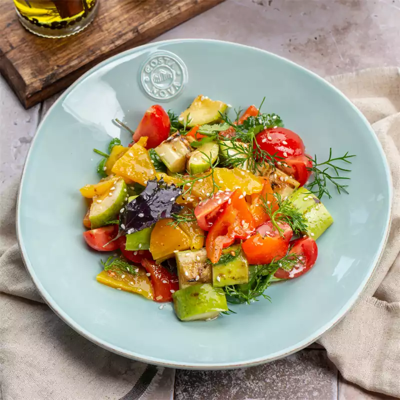 Խորոված բանջարեղեն աղցան