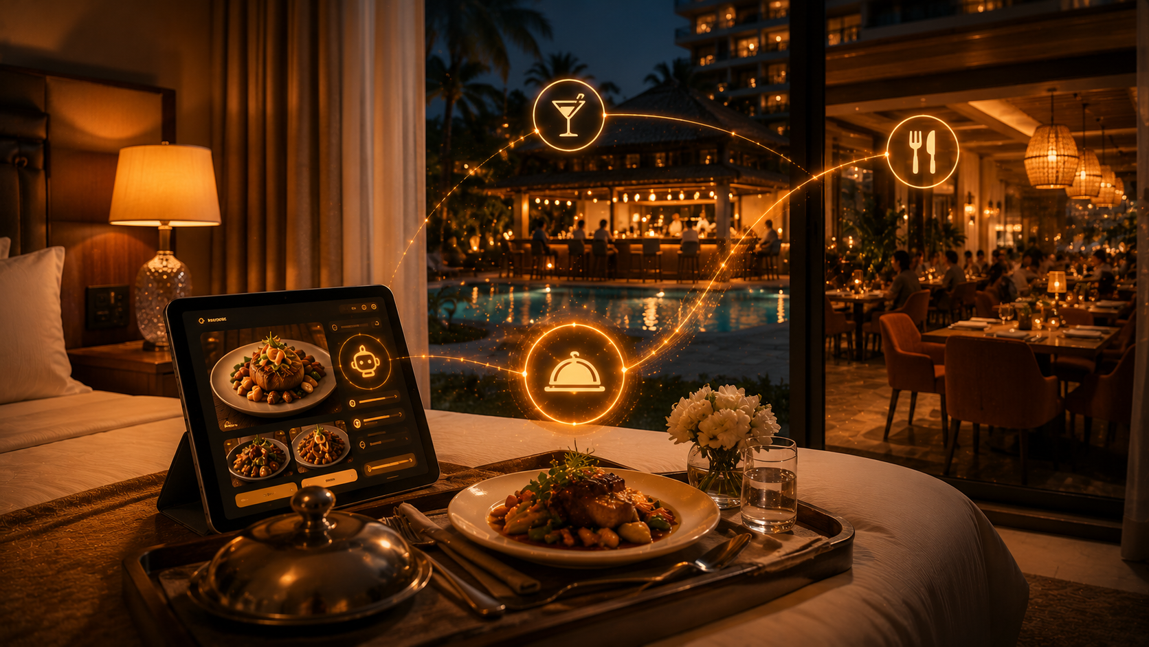 How Hotels Use AI Menus for Room Service and Multi-Venue Management